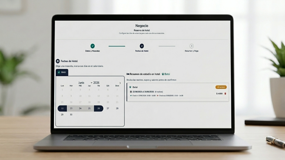 Reservas multi-día